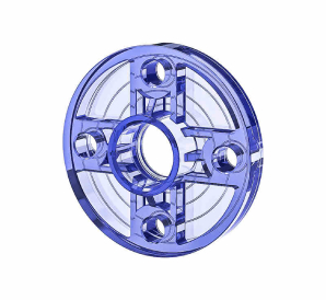 UPVC透明管件 法蘭